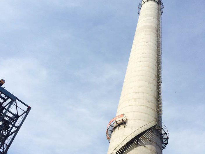 混泥土煙囪新建